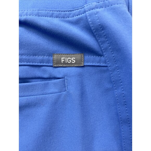 Figs Scrubs Womens XXL 2XL Blue Maxim Cargo Pocket Blue Elastic Waist Pants NEW - Picture 11 of 12